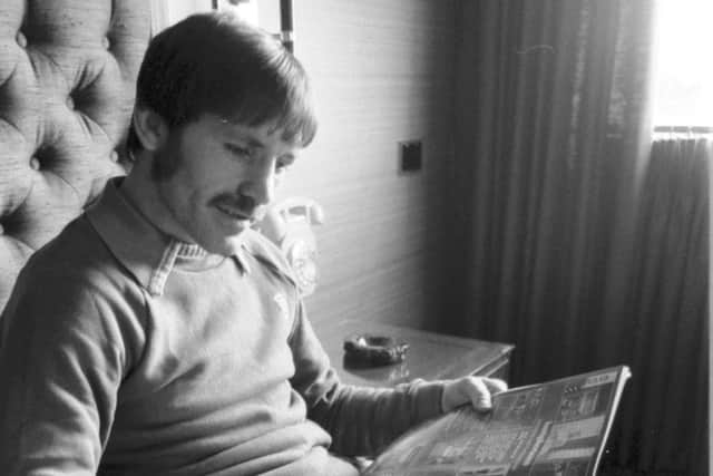 Boxer Charlie Nash relaxes in his hotel room before his World Lightweight match against Scot Jim Watt at Glasgow's Kelvin Hall in March 1980. Picture: TSPL
