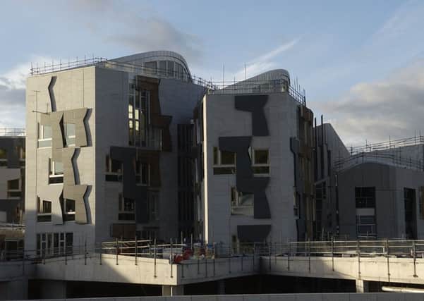 Scottish Parliament.
Pic by Cate Gillon