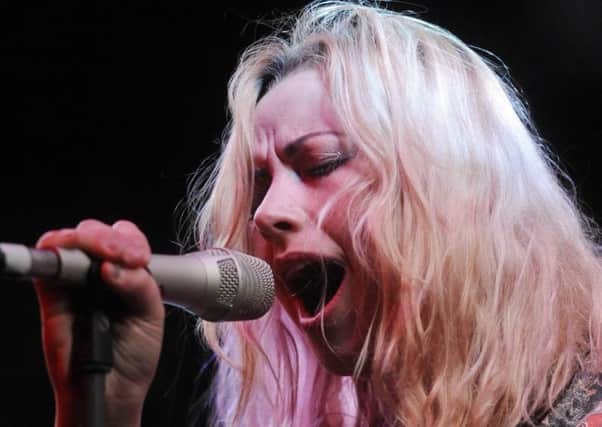 Charlotte Church rocks out at the Electric Circus during a gig back in 2012. Picture: Greg Macvean
