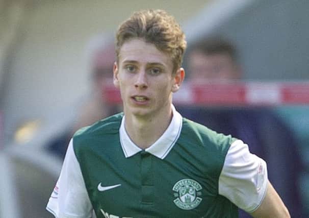 Oli Shaw scored all three of Hibs' goals against Partick