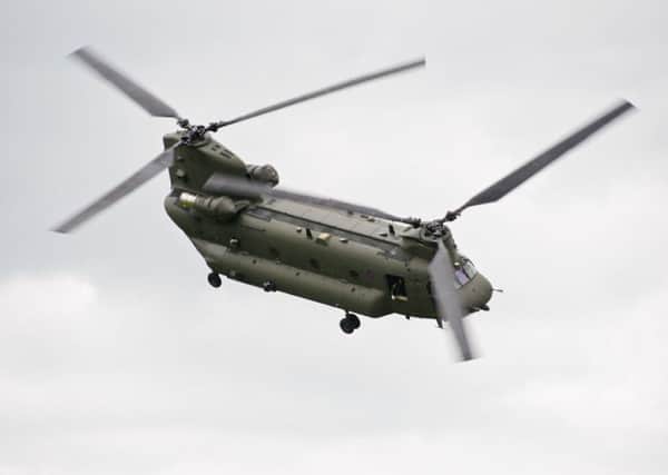A chinook similar to the one spotted over Edinburgh. Picture: Contributed