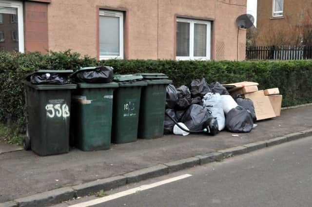 Rubbish has been increasing in the city. Picture; John Savage