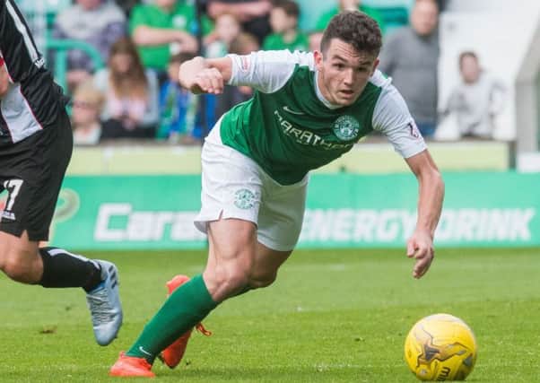 Hibs have missed John McGinn's presence in midfield since he underwent ankle surgery