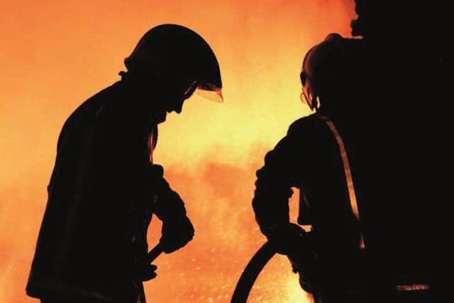 Firefighters tackled a major blaze on the High Street in South Queensferry. Picture: Contributed