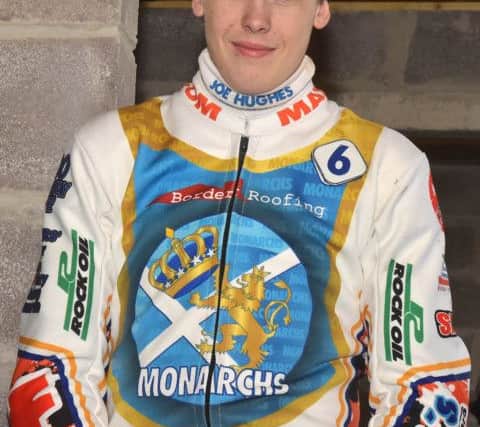 Edinburgh Monarchs rider Max Clegg. Pic: Ron MacNeill