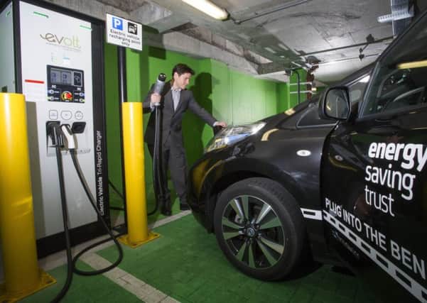 Electric charging station at FountainPark. Picture: Steven Scott Taylor/JP