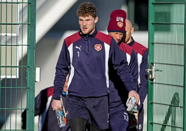 Jack Hamilton has cemented his place as Hearts first-choice goalkeeper and is doing everything he can to hold on to the gloves. Pic: SNS