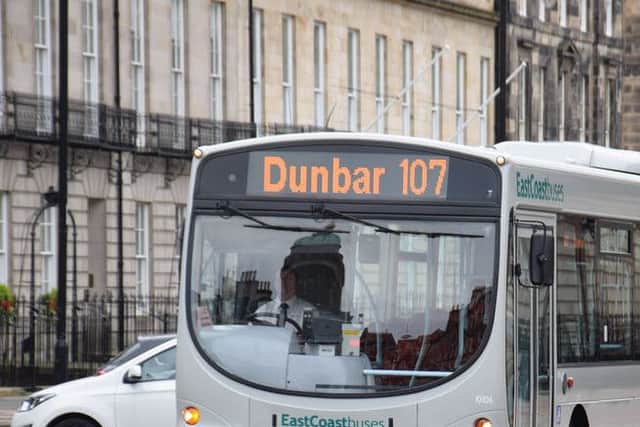 The assault occurred last Wednesday on the No.107 bus between Haddington and Dunbar. Picture: Contributed.