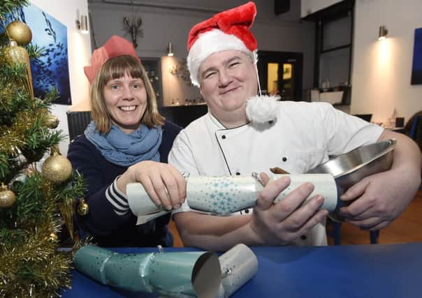 Eileen Inglis and Colin Hinds who are laying on Christmas dinner for homeless people at Circus Bistro on St Mary Street Picture: Greg Macvean