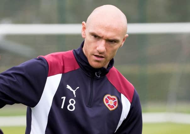 Conor Sammon was booed by his own fans at Tynecastle
