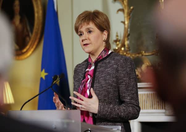 Nicola Sturgeon outlines her case for Scotland staying inside the Single Market. Picture: PA