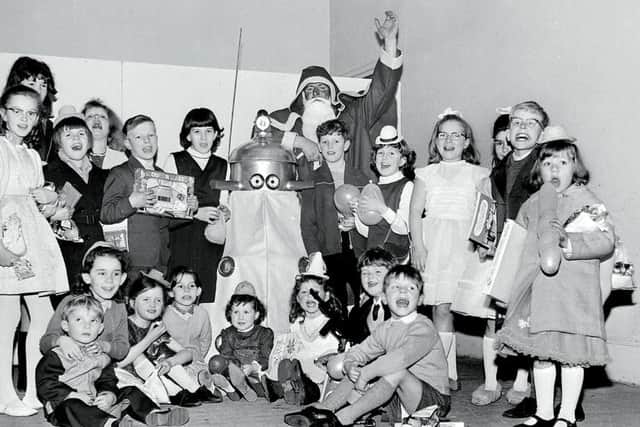 The Cameronians Christmas children's party at Redford Barracks in December 1964. Picture: 
Carluke and Lanark Gazette