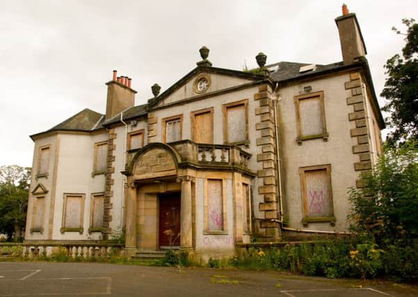 B-listed Redhall House in Craiglockhart has been left unused for the past ten years.  Pic: Scott Louden