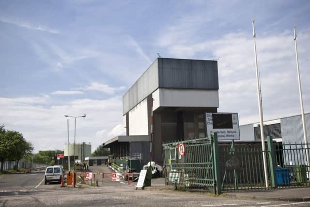 Powderhall refuse disposal works on Broughton Road, Edinburgh. Pic: Ian Georgeson