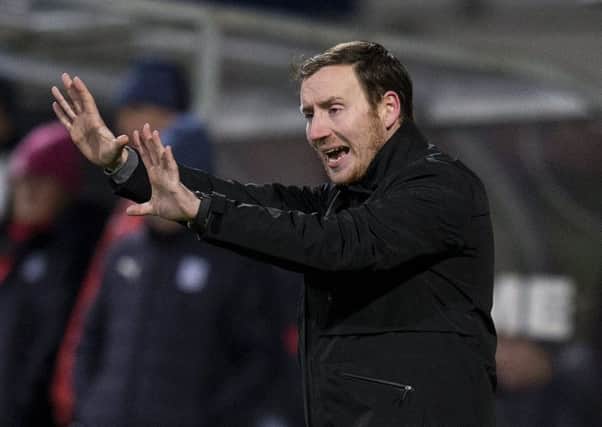 Ian Cathro was encouraged by Hearts' first-half display against Dundee