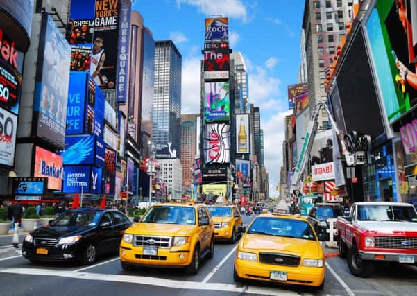 Times Square in midtown Manhattan. Norwegian Air will offer direct flights to New York from Edinburgh next summer. Picture: iStock
