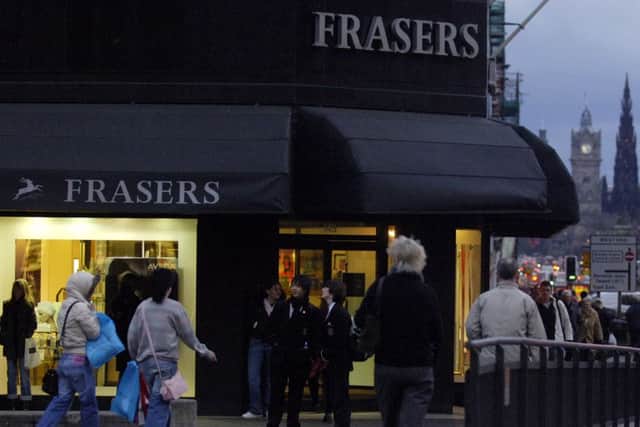 House of Fraser in Edinburgh is closed after the body of a man was discovered at 9:15 this morning. Picture: Neil Hanna