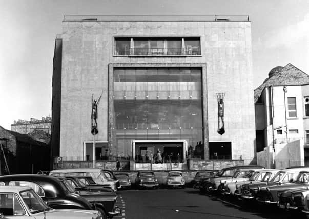 Exterior of the Goldbergs department store in High Riggs, Tollcross, Edinburgh - March 1968 (building now demolished)