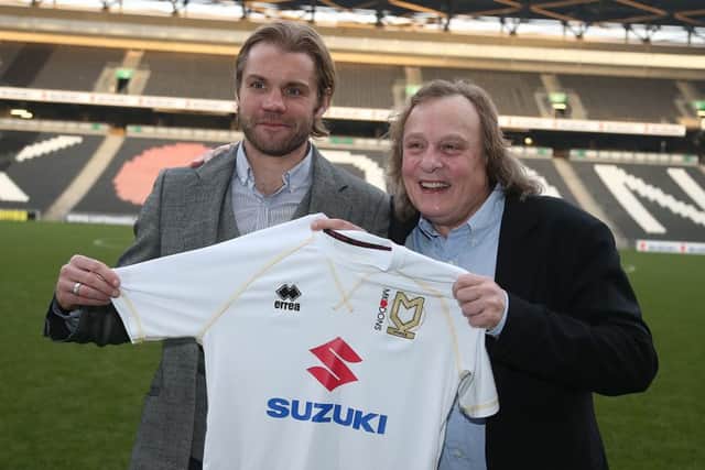 Former boss Robbie Neilson joined Pete Winkleman at MK Dons. Pic: SNS