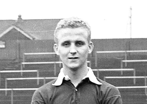 Alex Young scored a hat-trick for Hearts