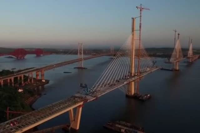 The Queensferry Crossing. Picture; contributed