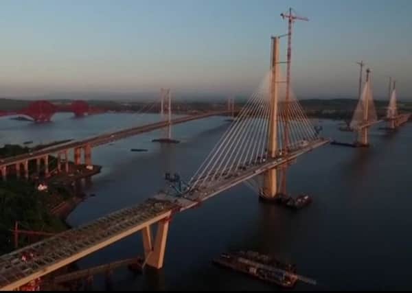 The Queensferry Crossing. Picture; contributed