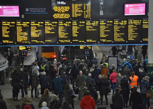 Reaching Waverley's central concourse will remain problematic for disabled travellers under the current taxi rank proposals. Picture: Jon Savage