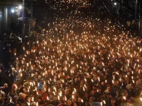 Up to 30,000 people are expected to take part in Edinburgh's Hogmanay torchlight procession.
