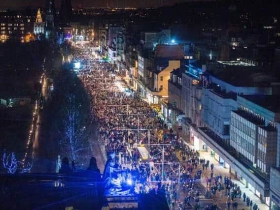 Around 150,000 people are expected to flock into Edinburgh city centre on 30 December and Hogmanay.