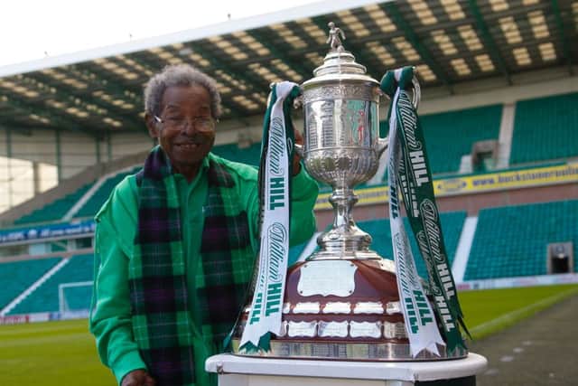 106 year old Sam Martinez passed away but got to see his beloved Hibs win the Scottish Cup.