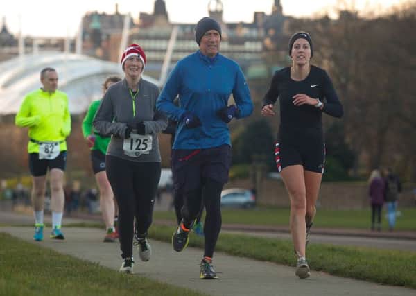 Competitors in Holyrood Park. Picture: Scott Louden