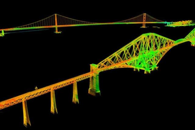 Scans of the bridges were carried out to enchance learning. Picture; contributed