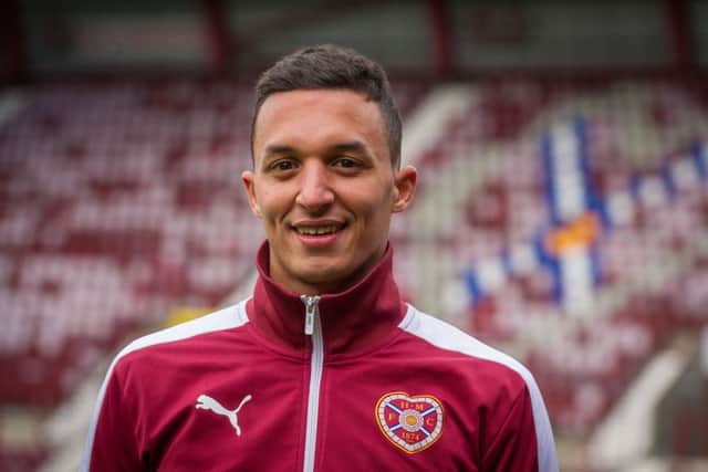 Soufian El Hassnaoui suffered a catalogue of injuries while at Hearts. Pic: TSPL