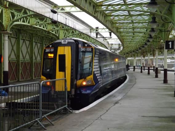 A Class 380 train similar to the one involved in the Haymarket incident. Picture: Craig Borland