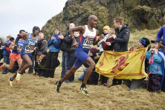 Mo Farah was suffering from a bug. Picture: Greg Macvean