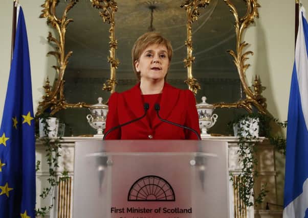 First Minister Nicola Sturgeon has ruled out holding a second independence referendum in 2017.