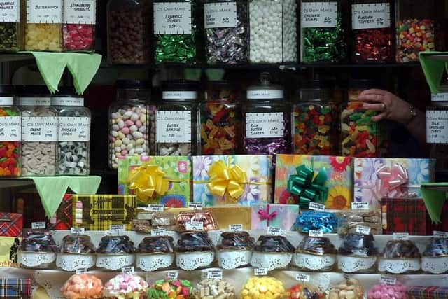 The range at Casey's sweet shop in 2002. Picture: Ian Rutherford/TSPL