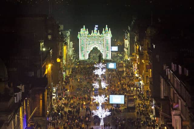 The Street of Light - George Street, Edinburgh