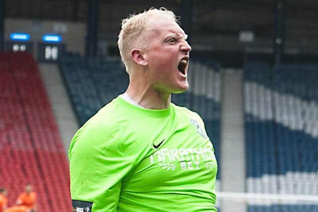 Conrad Logan was a Hampden hero for Hibs