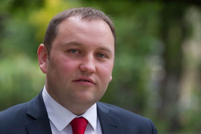 Ian Murray, Scotland's only Labour MP spoke out at PMW's. Picture Steven Scott Taylor.