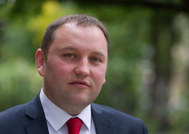 Ian Murray, Scotland's only Labour MP spoke out at PMW's. Picture Steven Scott Taylor.