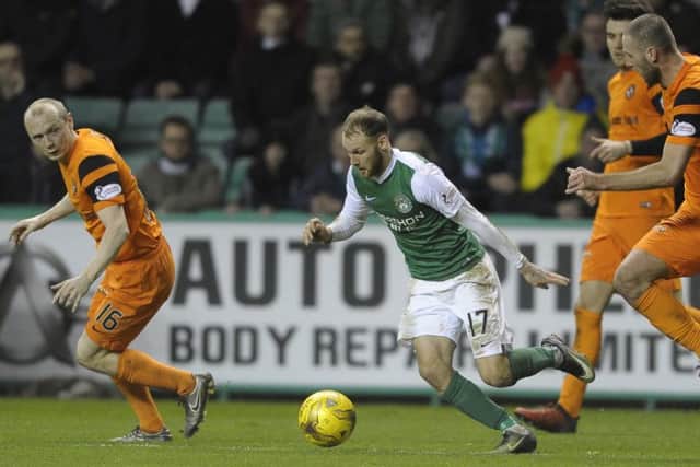 Martin Boyle leaves several Dundee United players trailing