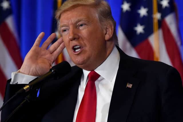 Donald Trump willbe sworn into office this Friday. Picture; Getty