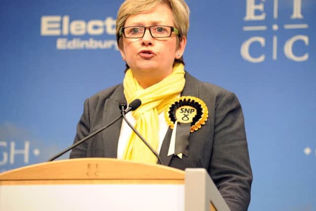 Police were called to the surgery behind held by Edinburgh South West MP Joanna Cherry. Picture: Lisa Ferguson
