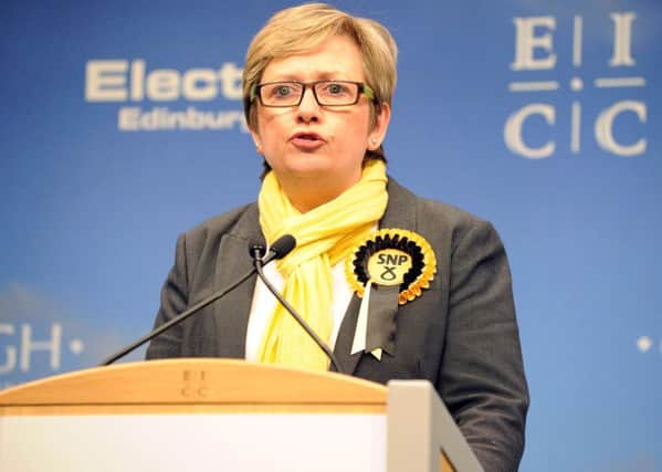 Police were called to the surgery behind held by Edinburgh South West MP Joanna Cherry. Picture: Lisa Ferguson