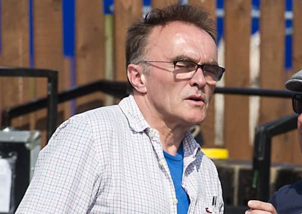 Director Danny Boyle during a location shoot for the new film. Picture John Devlin