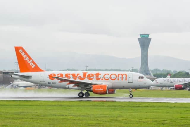 The fans were arrested on a flight from Edinburgh. Picture; Ian Georgeson