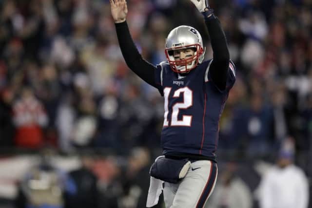 New England Patriots quarterback Tom Brady celebrates a touchdown. Picture; Getty