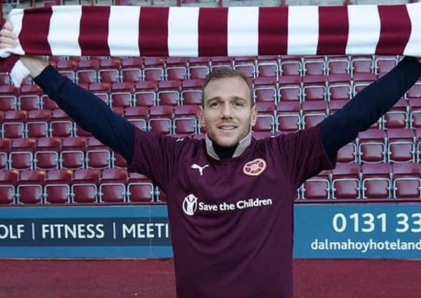 Malaury Martin has signed a three-and-a-half-year deal with Hearts. Pic: Hearts FC