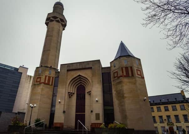 The attack happened at the Central Mosque in Edinburgh. Picture Steven Scott Taylor